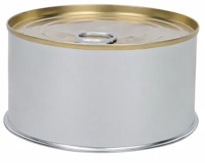 Factory Wholesale Price 250nl 300ml 400ml 500ml Round 3-pieces Food Grade Empty Tin Tuna Fish Beef Sardines Meat Tin Box Canned