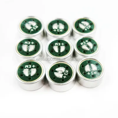 Factory Wholesale Electret Noise Reduction Microphone Head High Sensitivity Condenser Microphone Capsule