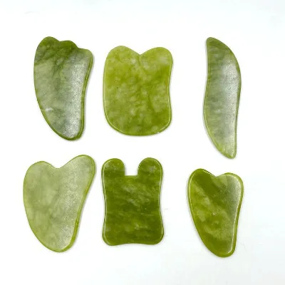 Factory Outlet Guasha Stone Natural Jade Beauty Massage Gua Sha Jade Roller for Face