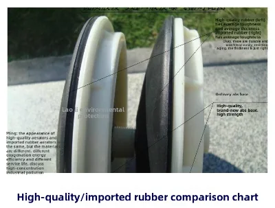 Thickened Aeration Disc Oxygenation EPDM Rubber Diaphragm Water Treatment Imported Oxygenation Silicone Aeration Head