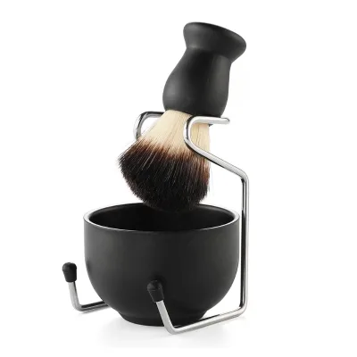Hot Selling 3 in 1 Shaving Brush Kit Shaving Soap Bowl Super Shaving Kit