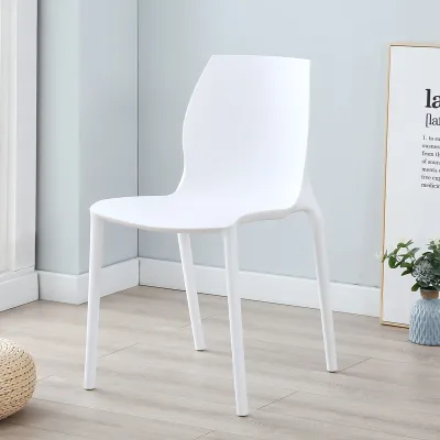 Colorful Cheap Morden Stacking PP Plastic Comfortable Stacking School Learning Chair With Thick Cushion Adult Classroom Chair