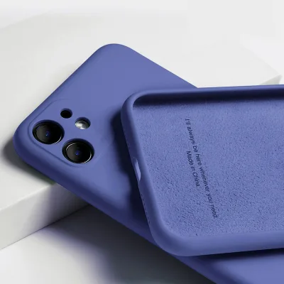 1.5mm Original Liquid Silicone Cell Phone Case for Xiaomi Poco X3 NFC Factory Wholesale Soft Back Cover for Redmi Note 10 Pro 4G