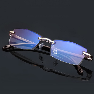 R14 Rimless Anti-blue Light Glass/PC Glasses for Reading/reading Glasses