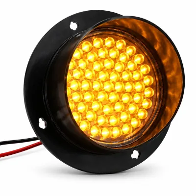 IP68 Waterproof 55 LED Amber Arrow Board Beacon Module Signal Lamp 12V 24V for Truck Mounted Traffic Control
