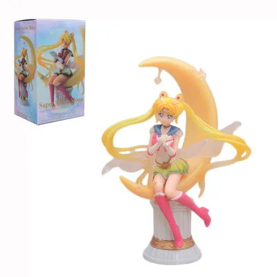 20CM Sailor Moon Zero Tsukino Usagi Collect Statue Toy Anime PVC Figure Gift