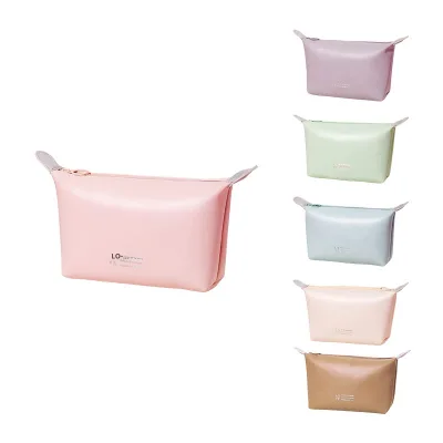 Water Dumpling Bag PU Zipper Closure Fashion Waterproof Large Capacity Travel for Bag Cosmetic Storage Bag One Piece