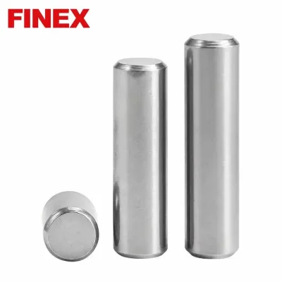 Customized Sizes High Precision Stainless Steel SS304 SS316 DIN7 Parallel Pin Cylindrical Dowel Pin for Mechanical Assembly
