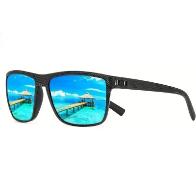 2025 Classic Retro TR90 Frame Sunglasses for Men Casual Driving Polarized with Fashionable PC Material Sports Eyewear