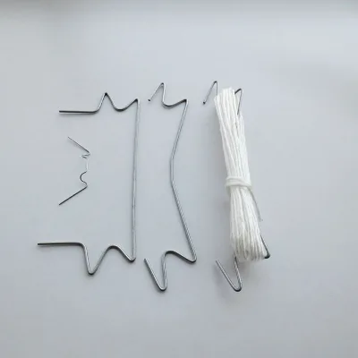 Tomato M  Hook With Twine  Spring Clips for Greenhouse