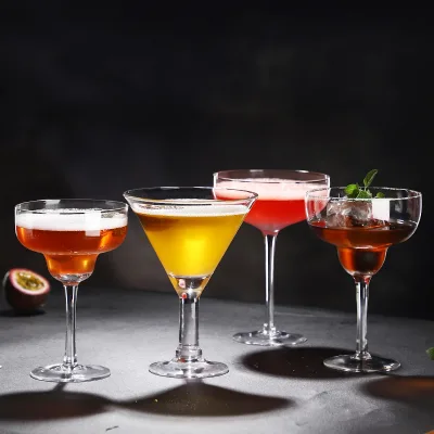 High quality Cocktail Glass Bottle Handmade luxury cocktail Glass with logo