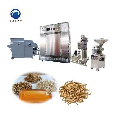 Worm Separator Machine Dried Mealworm Crushing Machine Mealworm Powder Flour Grinding Machine