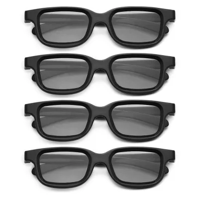 Ripu Brand Polarized RealD3D Circular Polarized 3D Glasses for Adult & Children PET Material 50"-80" Virtual Screen
