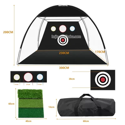 Golf Wholesale Caiton 10*7ft Golf Practice Net Cheap Foldable Golf Driving Range Net