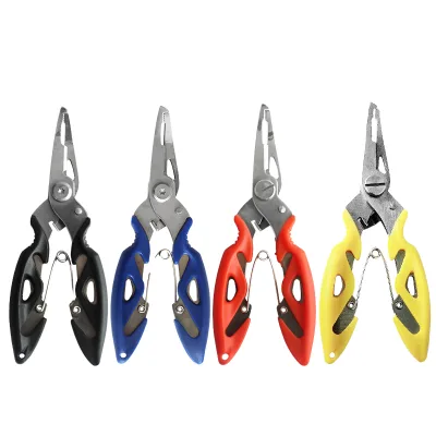 Stainless Steel Saltwater Fishing Pliers with Split Ring Opener for Marine Anglers