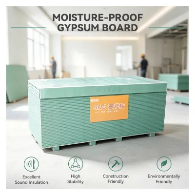High Quality JZL Brand Modern Waterproof Gypsum Board for Office Building Interior Drywall Ceiling Decoration