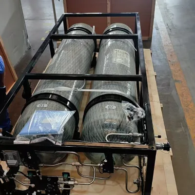 35mpa Hydrogen Supply System for the 2-cylinder Group of Refrigerated Trucks Includes a Hydrogen Refueling System