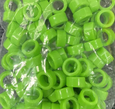 RF Yellow Color Plastic Ring Birds Bird Pigeon Ring With Name Leg Bands for Finch Canary Plastic Bird Ring 9MM/