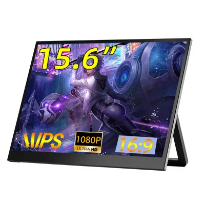 OEM Portable 15.6" IPS Monitor 1920x1080 16:9 Built-in Stand & Speaker 100% SRGB USB-C/ Business Series