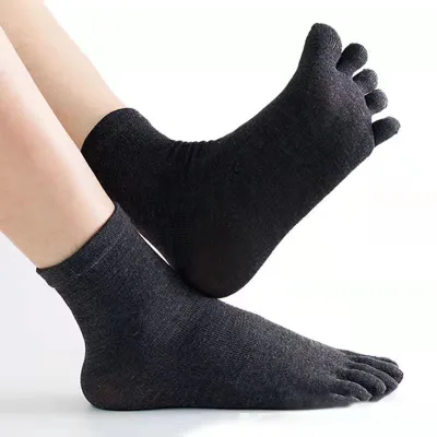 Five Finger Socks Women S Medium Tube Spring and Autumn Thin Cotton Women s Split Toe Socks Deodorization Sweat absorbing Socks