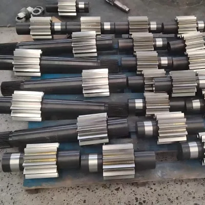 Custom Forged Splined Gear Shaft High Precision Transmission Gear Shaft With Spline for Reducer Gearbox Construction Machinery