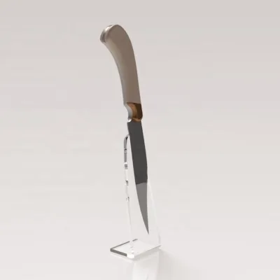 Magnetic Clear Acrylic Knife Holder Perspex Bayonet Knives Display Stand