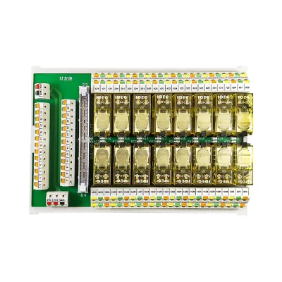 16-Point 24V 8A Low Power Relay Module for CNC Control Panel Integration