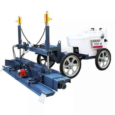 Lichmach Factory Floor Surface Four Wheel Ride on Concrete Laser Leveling Screed Machine