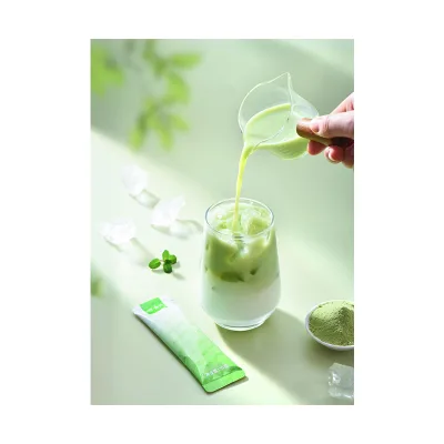 Single Sachet Pack Original Taste Matcha Latte Powder