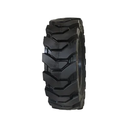 Shock Absorber with Deep Pattern Solid Tire 12-16.5 33*6*11 Skid Loader with Steer Common Rim