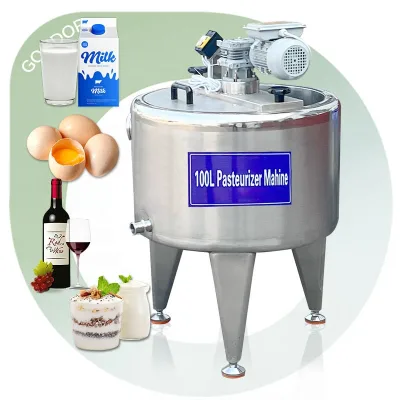 Flash Apple Juice Egg Liquid Cold Mini Pasteurization Machine 500 200 Liter Pasteurizer for Ice Cream