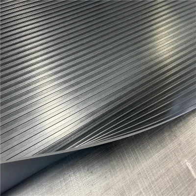 Industrial Strength Wide Ribbed Mat - Abrasion & Oil Resistant for Workshops