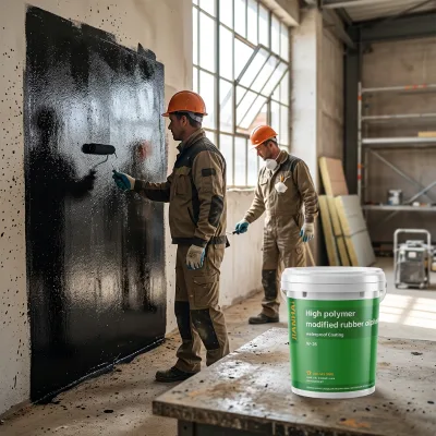 W-26 Self-Healing Bitumen Elastomeric Rubber Liquid Membrane CE Certified Warehouse Basement Outer Wall Anti-Seepage Waterproof