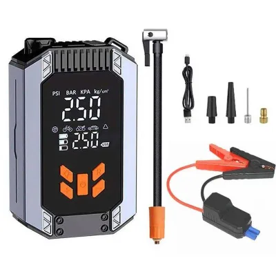 150psi Car Emergency Starting Power Supply Air Compressor Portable Lithium Jump Starter and Tire Pump for Gasoline Vehicles