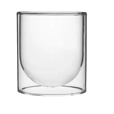 Double Jacketed Glass Candle Cup
