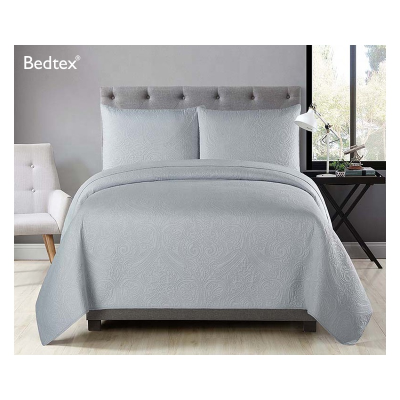 Polyester Fibre Fashion Bed Cover Jacquard Quilts Bedding Bedspreads Quilt Set