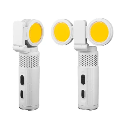 Outdoor Multi-functional Camping Lantern with Dynamic Ambience, Rechargeable and Built-in Magnetic Attachment for Portability
