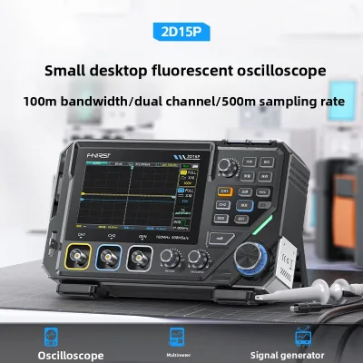 FNIRSI 2D15P Digital Oscilloscope 4-Digit Multimeter and All-in-One Signal Generator