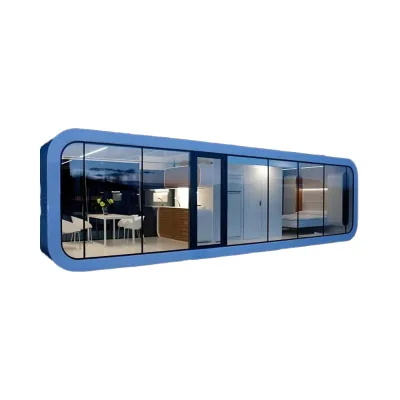 2024 New Style High Quality Custom Modern 20ft 40ft Mobile Cabin Luxury Prefab Container House Pod Movable Sandwich Panel Villa