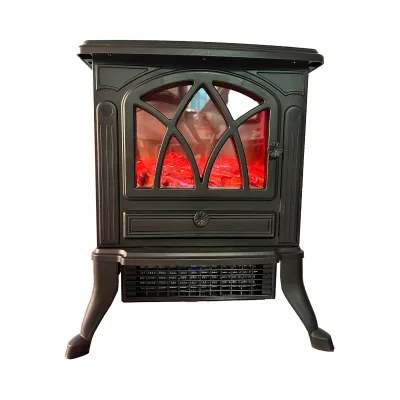 2000W Electric Flame Fire Fan Heater Fireplace Heating Fan Heater Household Winter Bedroom Portable PTC Fan Heater