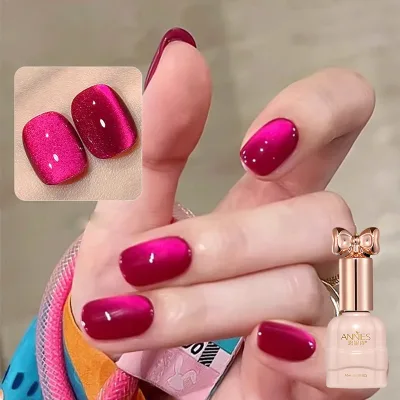 Custom 10ml Holographic Rainbow Cat Eye Gel Polish Magnetic 9d Gel Polish Rainbow Cat Eye Gel Polish