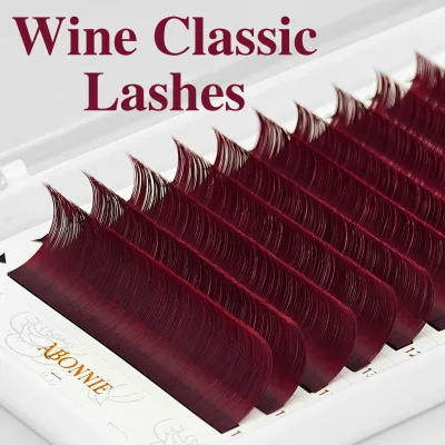 Colored Lashes 0.07 Cashmere Mink Glitter Individual Eyelash Extensions pink Sliver High Quality Color Eyelashes Extension