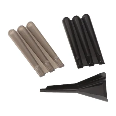 Erliao Portable Cone Plastic Tube 3pcs Capacity Empty Tube Smoking Accessory Herb Storage Custom Logo Plastic Tray Wholesale