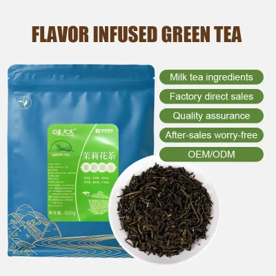 Premium Flavored Loose Leaf Green Tea 0.5kg Jasmine Tea Dried Tea Leaves