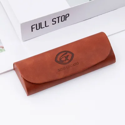 Factory Wholesale Eyeglass Case Soft Sunglasses case Custom logo PU Optical Eye Glasses Box