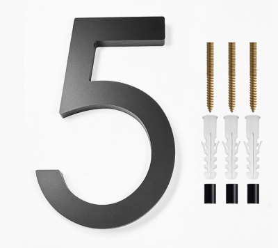 Customized Address Numbers for Houses Stainless Steel Door Sign Door Plate Address House Number