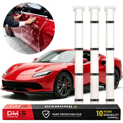 Anti Yellowing Paint Protection Film PPF 8 Mil TPU Self Healing Clear Bra for Car Glossy, Long Lasting Roll
