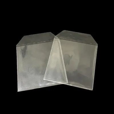 CD/DVD/BluRay Pocket Sleeves Clear PP Cover Envelope Holder Plastic Storage Bag