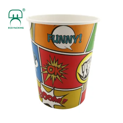 32oz 1000ml Custom Printing Popcorn Buckets Boxes Bowl