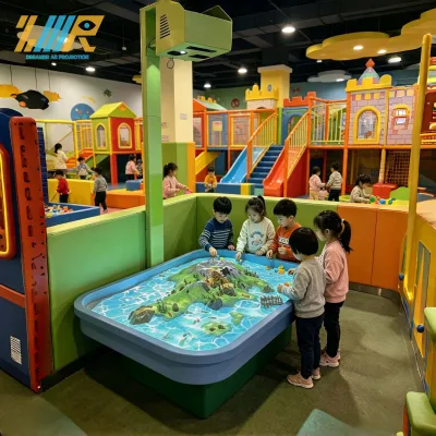 Amusement Park 3d Projection Game Magic Sand Table Interactive Projection Ar Augmented Reality Sandbox Projection for Kids